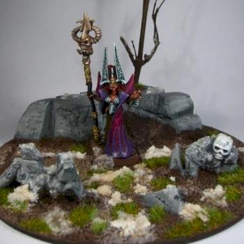Dark Elf Sorceress by McToast