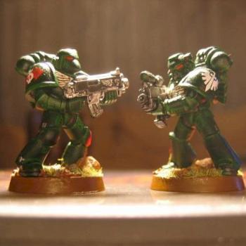 Finished Dark Angel Space Marines by Within