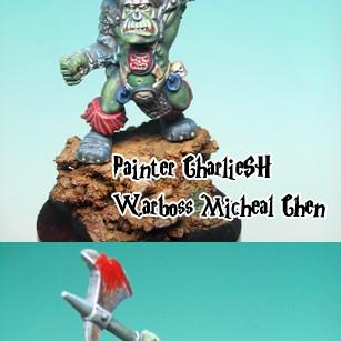 Warhammer Fantasy Black Orcs Warrior 4th Edition by Micheal Chen