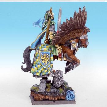 Bretonnian Hero on a Pegasus by IRKUCK