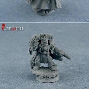 Assault Space Marine Chaplain by Asmodean
