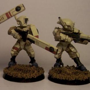 Tau Fire Warriors by Xealous