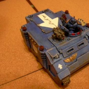 Space Marine Rhino by Baz Baziah