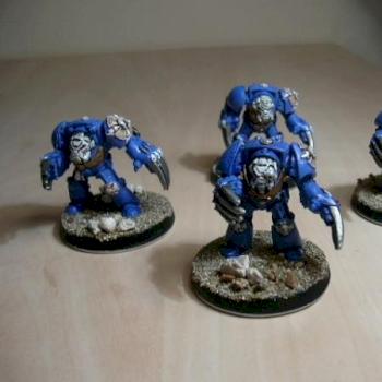 Terminator Close assault squad by Baz Baziah