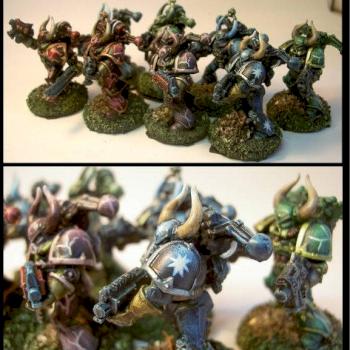 Chaos Space Marines by aftermath