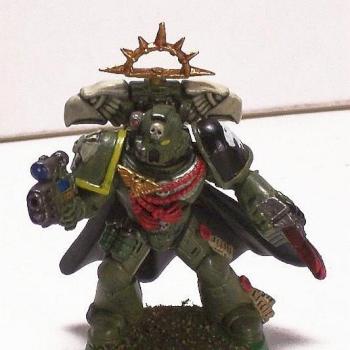 Raptor Legion Space Marine Commander by hammerandbrush