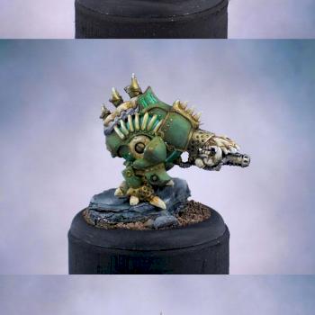 Cryx Defiler Bonejack by Javi