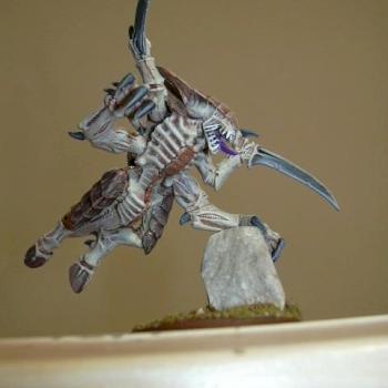 Leaping Tyranid Warrior by Baz Baziah