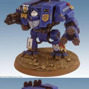 Mk IV Ultramarines Dreadnought by ZeroFive