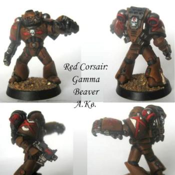Red corsair by A.KB.