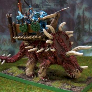 lzardmen stegadon complete by TomkoThePainter