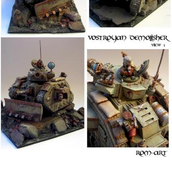 Vostroyan Demolisher Tank Imperial Guard - Overview by jarhead