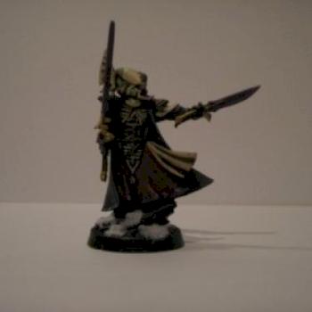 eldar warlock bodyguard and farseer by dwarfsamuri