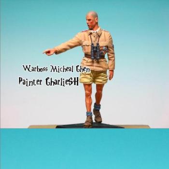 WWII GERMAN AFRICA OFFICER by Micheal Chen