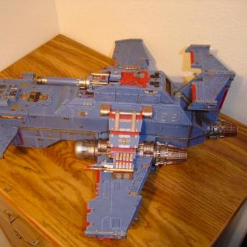 space wolf thunderhawk gunship by wolfen lord