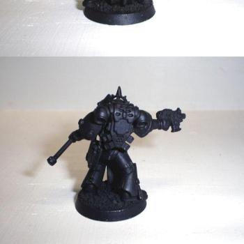 Simple Chaplain Conversion, Black Primer by Jebus
