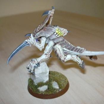 Leaping Tyranid Warrior by Baz Baziah
