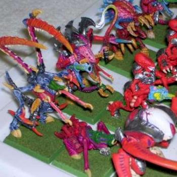 Tyranid Command Group and Support by kevlar56