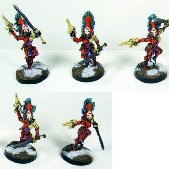 Eldar Howling Banshees (2nd gen) by FearFrost