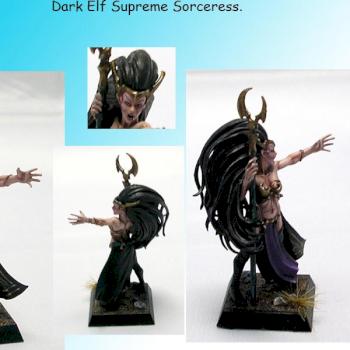 dark elf supreme sorceress by agyar