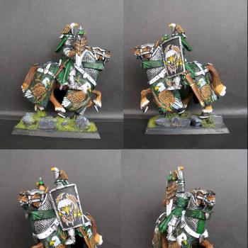 Warhammer Bretonnian Knight of Giant Eagle by tinman755