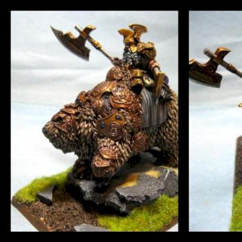 Dwarf Lord on Warbear by Midge913