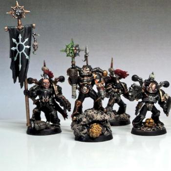 Black Legion Space Marines by karlusprimus