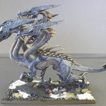 Dark Elf War Hydra by redbristles