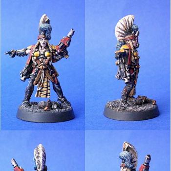 Esher Leader - Necromunda by Munigrot