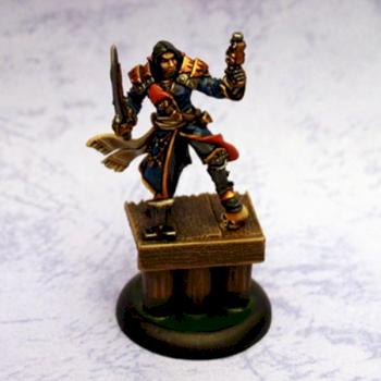 Captain Phinneus Shae (Mercenary Privateer Warcaster) by wheeljack