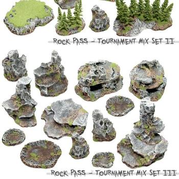 LARGE ROCK PASS MIX SET Scenery Terrain by studiolevel
