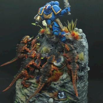 lieutenant demetrian in action by zero5o