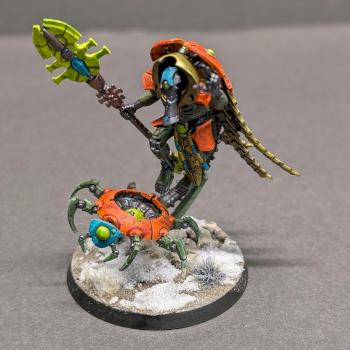Necron Technomancer by fishnjeeps