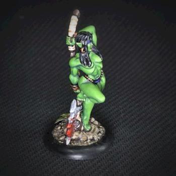 Yagraz Orc Barbarian Fighter by McCragge