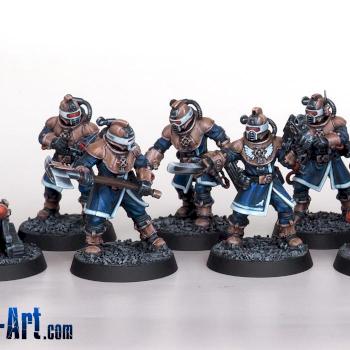 Kill Team: Imperial Navy Breachers by MadFlyArtStudio