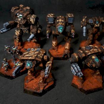 Battletech Goliath Scorpion star by UnderConstruction