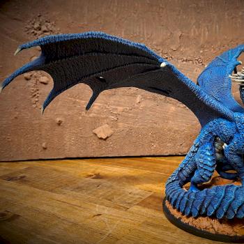 Ancient Blue Dragon by Subversivus