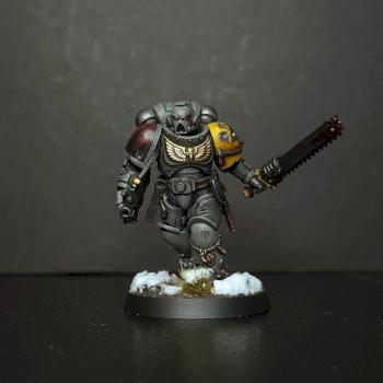 Space Wolves Grey Hunters by Renethegreenone