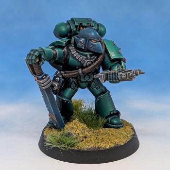 Thalassians Space Marine with Auspex by mistercrinders