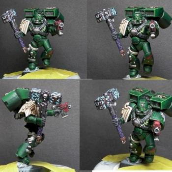 Dark Angels Assault Marine Sergeant by Warlock