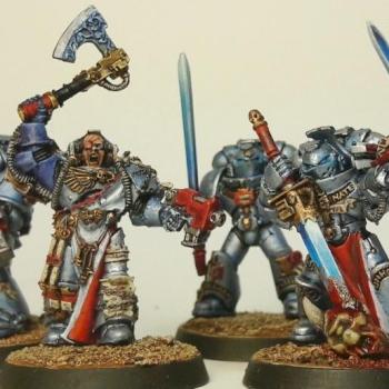 Grey Knights - Strike force sergeant and Psyker - Sergent et Archiviste by Utshe