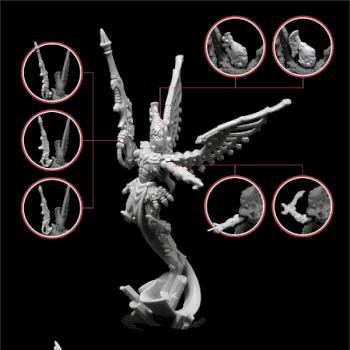 The Winged Squad Leader by Ghost Miniatures