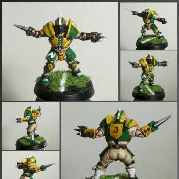Blood Bowl Human Lineman by Tom_82