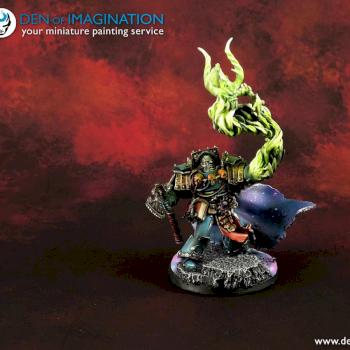 Chaos Space Marines Sorcerer by DEN of IMAGINATION