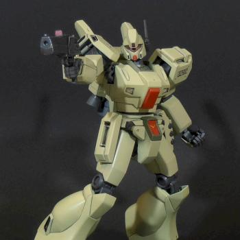 Mobile Suit Jegan with scratch built pistol. by Blade & Brush