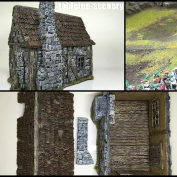Tabletop-Scenery The Small Stonecottage by Tabletop-Scenery