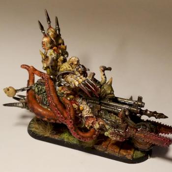 WH40K Converted Nurgle Death Guard Chaos Lord on Bike by NurglesGurgles