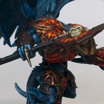 Chaos Demon Prince Khorne by Utshe