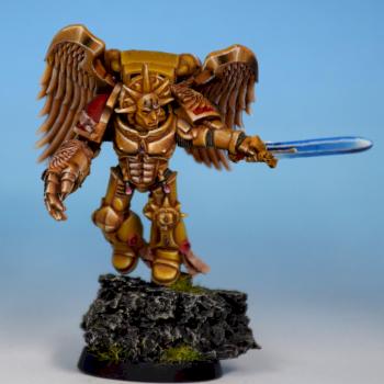 Blood Angels Sanguinary Guard by cyberbum