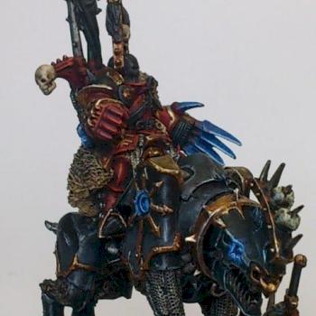 Khorne Chaos Lord on Juggernaut - Seigneur by Utshe